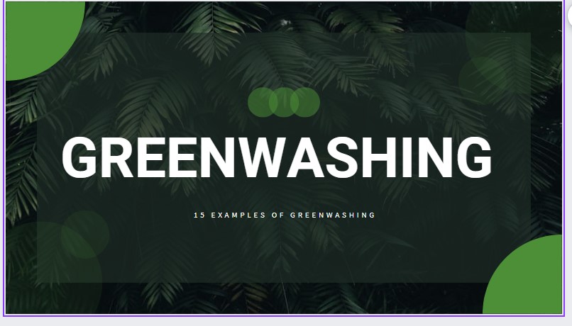 greenwashing meaning